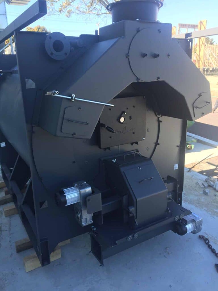 wood chip boiler, wood pellet boiler, biomass heating equipment, biofuels, carbon neutral, renewable energy, wood pellet furnace, wood chip furnace, combined heat and energy, Caluwe, Inc, Boston, MA